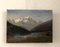 Huile sur Toile Louis Camille Gianoli, Le Mont-Blanc depuis Sallanches 2