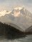 Huile sur Toile Louis Camille Gianoli, Le Mont-Blanc depuis Sallanches 6