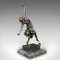 After Colinet, Art Deco Revival Figure, 1990s, Bronze & Marble 2