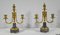 Mid 19th Century Bronze and Marble Candleholders, Set of 2 22