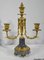 Mid 19th Century Bronze and Marble Candleholders, Set of 2 13
