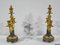 Mid 19th Century Bronze and Marble Candleholders, Set of 2 21