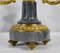 Mid 19th Century Bronze and Marble Candleholders, Set of 2 19