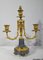 Mid 19th Century Bronze and Marble Candleholders, Set of 2 6