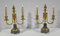 Mid 19th Century Bronze and Marble Candleholders, Set of 2, Image 1