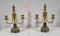 Mid 19th Century Bronze and Marble Candleholders, Set of 2 23