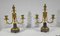 Mid 19th Century Bronze and Marble Candleholders, Set of 2 5