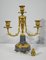 Mid 19th Century Bronze and Marble Candleholders, Set of 2 7