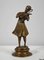 Scultura violinista in bronzo, fine XIX secolo, Immagine 4