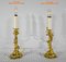 Late 19th Century Candleholders in Gilded Bronze, Set of 2 27