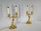 Late 19th Century Candleholders in Gilded Bronze, Set of 2, Image 3