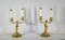 Late 19th Century Candleholders in Gilded Bronze, Set of 2 5