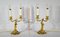 Late 19th Century Candleholders in Gilded Bronze, Set of 2 25