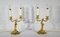 Late 19th Century Candleholders in Gilded Bronze, Set of 2 1