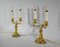 Late 19th Century Candleholders in Gilded Bronze, Set of 2 4