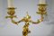 Late 19th Century Candleholders in Gilded Bronze, Set of 2, Image 11