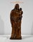 Olive Wood Virgin & Child Sculpture, Late 19th Century 13