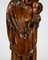 Olive Wood Virgin & Child Sculpture, Late 19th Century 7