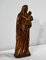 Olive Wood Virgin & Child Sculpture, Late 19th Century 2
