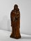 Olive Wood Virgin & Child Sculpture, Late 19th Century 3