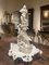 18th Century Italian Capodimonte White Glazez Porcelain Figural Stand Centerpiece 2