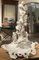 18th Century Italian Capodimonte White Glazez Porcelain Figural Stand Centerpiece 1