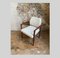 Vintage Mid-Century White Wool Armchair, 1960s, Image 3