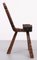 Spanish Hand Carved Tripod Stool, 1958 4