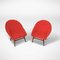 Bucket Seats in Red, 1960s, Set of 2 1