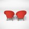 Set of Bucket Seats in Red, 1960s, Image 2