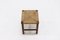 Oak and Rush Stool in style of Charlotte Perriand, 1960s, Image 7