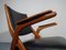 Boomerang Chair in Black Leather, 1960s 13