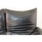 Maralunga Sofa aus schwarzem Leder von Vico Magistretti für Cassina, 1970er 12