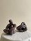 Duo de Sculptures Abstraites en Clay, Grande-Bretagne, 1960s, Set de 2 1