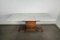 Esstisch aus Messing & Marmor Holz im Stil von Vittorio Dassi, 1950er 1