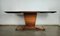 Mesa de comedor de latón y madera de mármol al estilo de Vittorio Dassi, años 50, Imagen 7