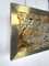Mid-Century Backlit Panel in Brass and Murano Glass by La Murrina, Italy, 1970s 11