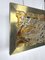 Mid-Century Backlit Panel in Brass and Murano Glass by La Murrina, Italy, 1970s, Image 11