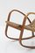 Italian Rationalist Rocking Armchair in Rope, 1920s, Image 6