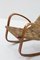 Italian Rationalist Rocking Armchair in Rope, 1920s 9