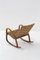 Italian Rationalist Rocking Armchair in Rope, 1920s 2