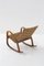 Italian Rationalist Rocking Armchair in Rope, 1920s, Image 2