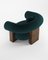 Cassete Armchair in Boucle Night Blue and Smoked Oak by Alter Ego for Collector 4
