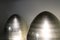 Lámparas de mesa Egg vintage, años 70. Juego de 2, Imagen 5