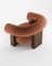 Cassete Armchair in Boucle Burnt Orange and Smoked Oak by Alter Ego for Collector 4