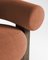 Cassete Armchair in Boucle Burnt Orange and Smoked Oak by Alter Ego for Collector 2