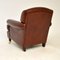 Vintage Howard Style Leather Armchair attributed to Laura Ashley, 1970s, Image 5