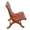 Vintage Stühle aus Leder & Mahagoni von Pierre Lottier für Valenti Spain, 2er Set 4