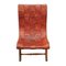 Vintage Stühle aus Leder & Mahagoni von Pierre Lottier für Valenti Spain, 2er Set 3