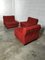 Sezioni del divano Amanta rosso di Mario Bellini per C&b Italia, anni '70, set di 3, Immagine 6
